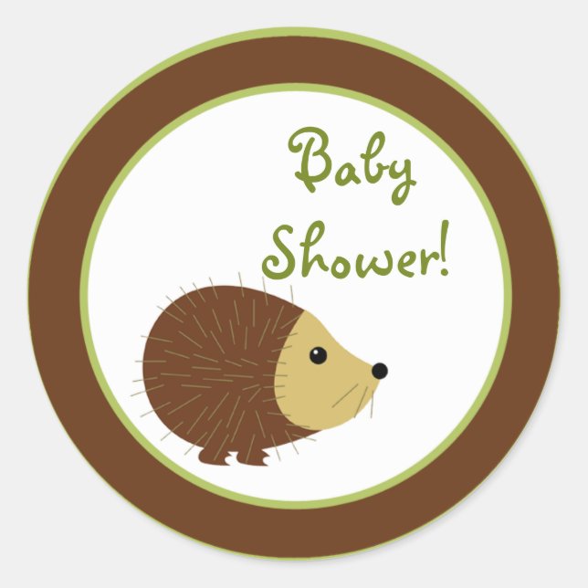 20 - 1,5" Gefallen Stickers Woodland Friends (Vorderseite)