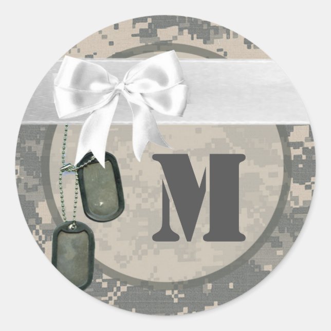 20 - 1.5 Umschlag Aufkleber ARMY ACU Einheitliche  (Vorderseite)