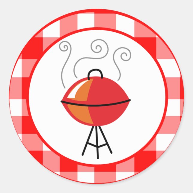 20 - 1,5" Umschlag Aufkleber Grill Grillgerichte S (Vorderseite)