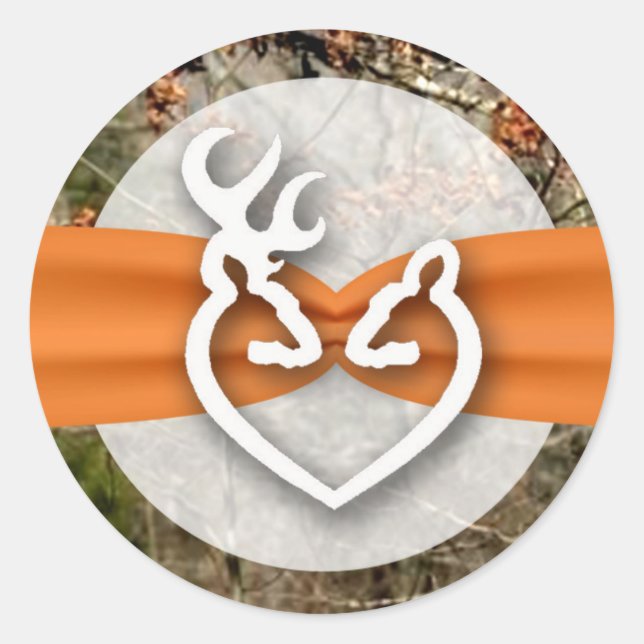 20 - 1,5 Umschlag Aufkleber Hirschkuh Doe Buck Cam (Vorderseite)