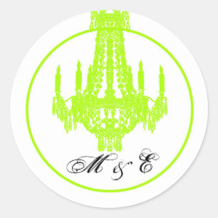 20 - 1,5 Umschlag Aufkleber Kristallleuchter Glitz