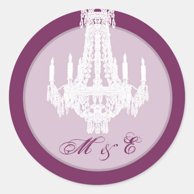 20 - 1,5 Umschlag Aufkleber Kristallleuchter Glitz (Vorderseite)