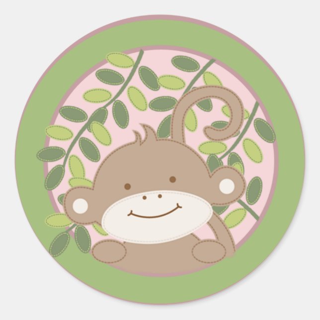 20 - 1,5" Umschlag Aufkleber Leap Safari Jungle Af (Vorderseite)