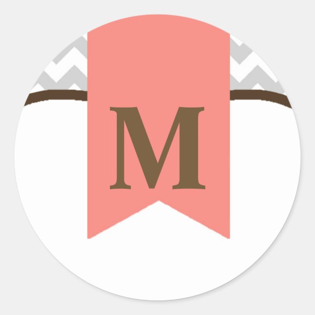 20 - 1,5 Umschlag Aufkleber Moderne Zickzack Strip (Vorderseite)