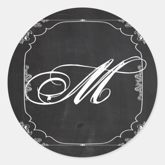 20 - 1,5 Umschlag Aufkleber Modernes Chalkboard Vi (Vorderseite)