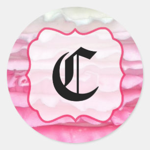 20 - 1,5 Umschlag Aufkleber Ombre Stripe Pink Zuck