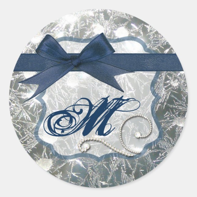 20 - 1,5 Umschlag Aufkleber Risse Eiswinterschnee  (Vorderseite)