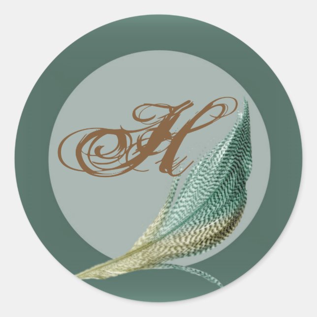 20 - 1.5 Umschlag Aufkleber Tierquail Feather Bird (Vorderseite)