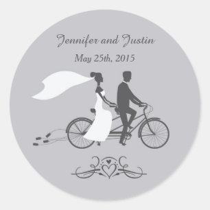 20 - 1,5 Zoll Umschlag Aufkleber Fahrrad für zwei