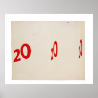 20 20 20 - 1962 - Edward Ruscha