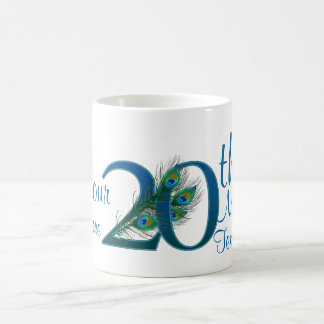 # 20 - 20. Hochzeitstag oder 20. Geburtstag Kaffeetasse