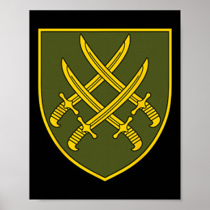 20. Armeekorps (Ukraine) Ukrainische Streitkräfte Poster