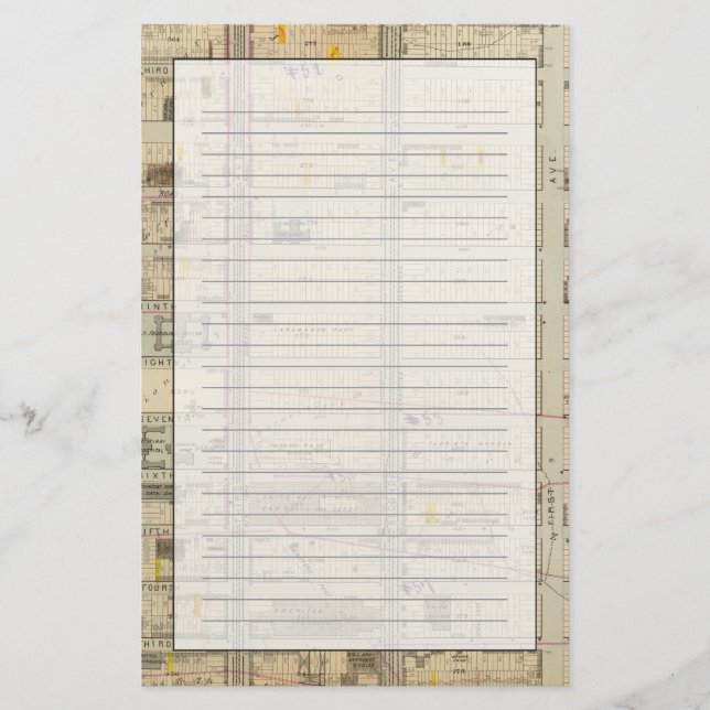 20 Bezirk 19 Briefpapier (Vorderseite)