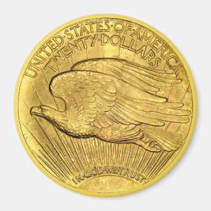 20 Dollar Eagle Gold Piece Magnet