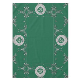 20. Emerald Wedding Jubiläum Tablecloth Tischdecke