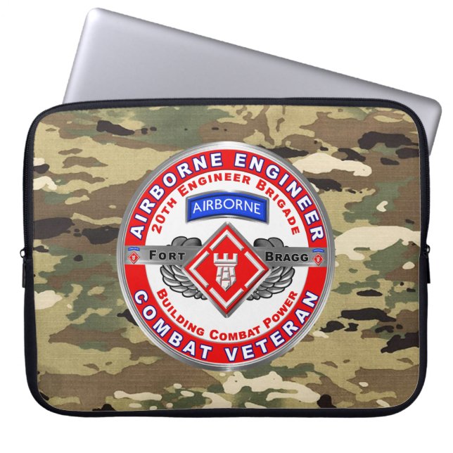 20. ENGINEER BRIGADE LAPTOPSCHUTZHÜLLE (Vorderseite)