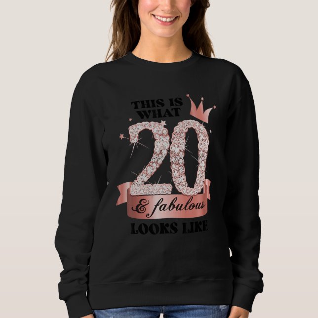 20 & Fabulous I Rose And White Party Group Candid  Sweatshirt (Vorderseite)