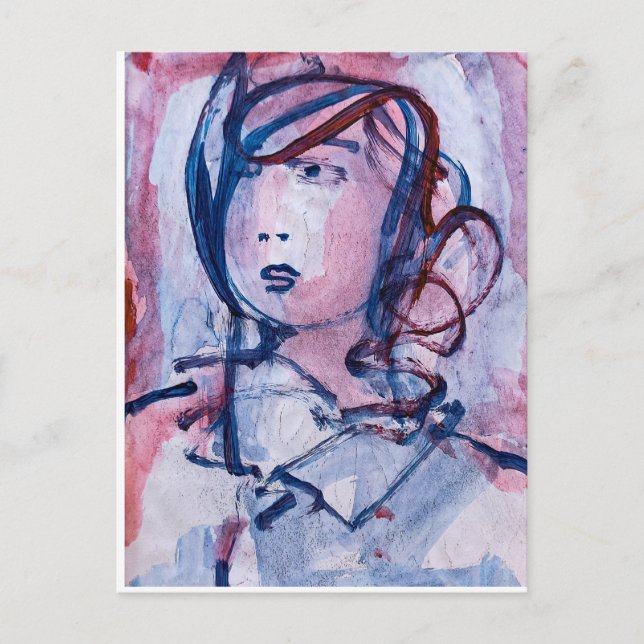 20 Farbtöne LILA Postkarte (Vorderseite)