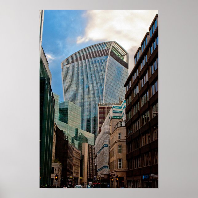 20 Fenchurch Street Walkie Talkie Gebäude London Poster (Vorne)