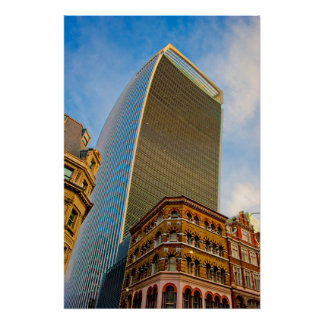 20 Fenchurch Street Walkie Talkie Gebäude London Poster