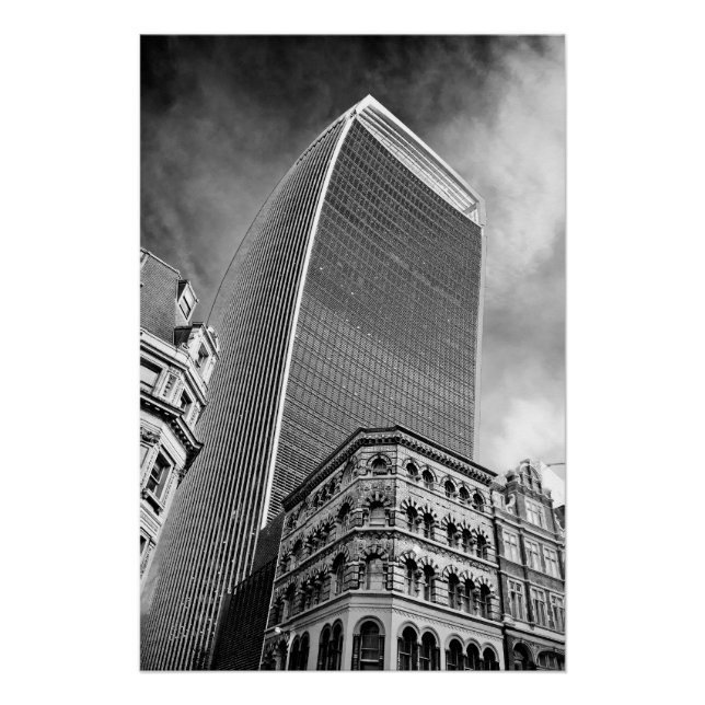 20 Fenchurch Street Walkie Talkie Gebäude London Poster (Vorderseite)