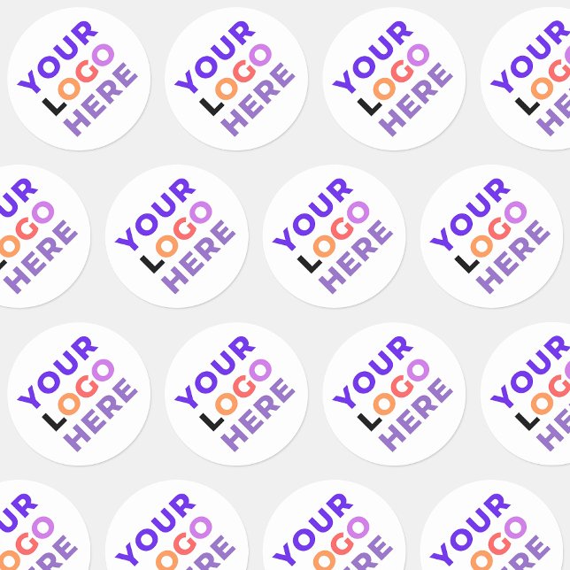 20 Firmenlogo für kundenspezifische Produkte | Mar Runder Aufkleber (simple promotional stickers
)