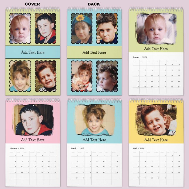 20 Foto personalisierter Text Kalender (Von Creator hochgeladen)