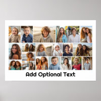 20-Foto-Raster-Collage - Weiß - Mod Typ Weiß