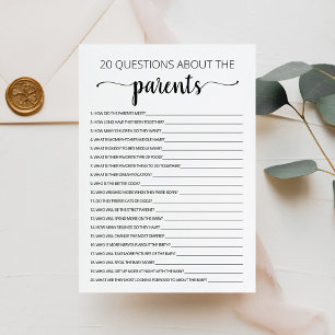 20 Fragen zur Kinderduschkarte Einladung