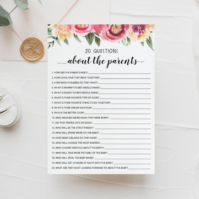 20 Fragen zur Kinderduschkarte Einladung (Von Creator hochgeladen)