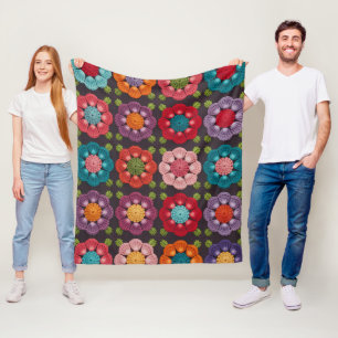 20 Gänseblümchen-Muster-Wurfdecke aus weichem Flee Fleecedecke