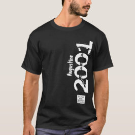 20. Geburtstag 2001 Name Legends Vintag erschütter T-Shirt