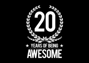 Alles Gute Zum 20 Geburtstag 20 Jahre Geliebt Zeigen Sie Ihre
