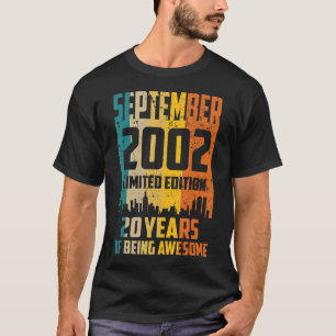 20. Geburtstag 20 Jahre Phantastisch seit Septembe T-Shirt