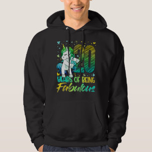 20. Geburtstag 20. Jähriges Mädchen Flossing Einho Hoodie