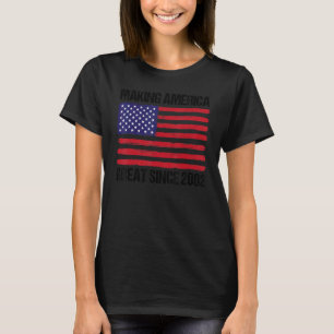 20. Geburtstag Amerika großartig machen seit 2002 T-Shirt