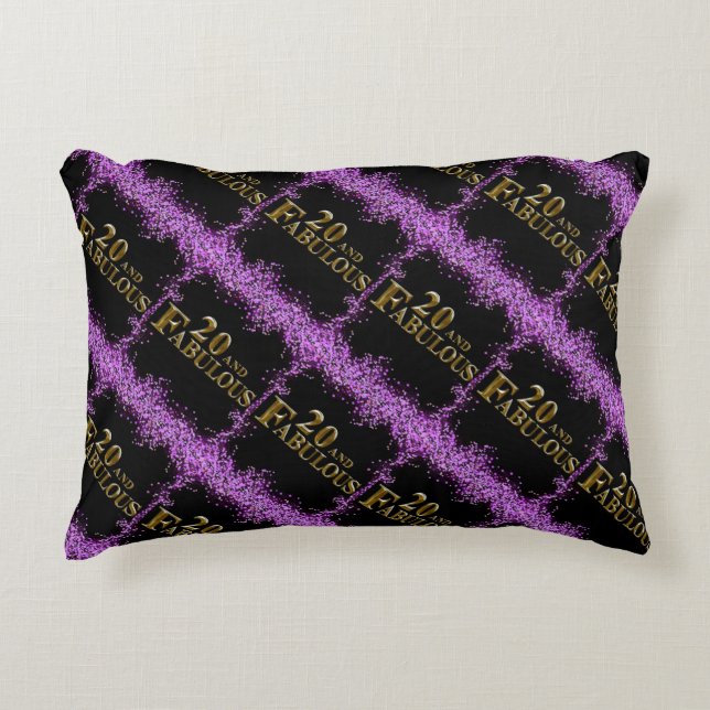 20. Geburtstag Dekokissen (Vorderseite)