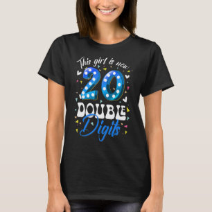20. Geburtstag dieses Mädchen ist jetzt 20 zweiste T-Shirt