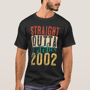 20. Geburtstag direkt außerhalb Oktober 2002 20 Ja T-Shirt