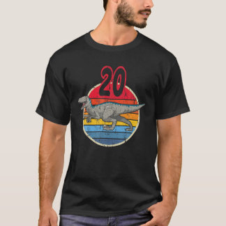 20. Geburtstag I Velociraptor Mongoliensis I Famil T-Shirt