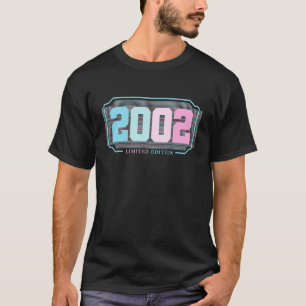 20. Geburtstag Ladys Mens 20 Jahre 2002 34 T-Shirt