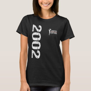 20. Geburtstag Mann Frau Vater Opa Vintag 2002 B T-Shirt