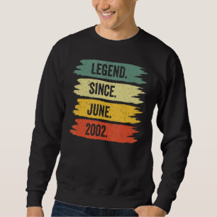 20. Geburtstag Retro Vintage Legenden wurden in J. Sweatshirt