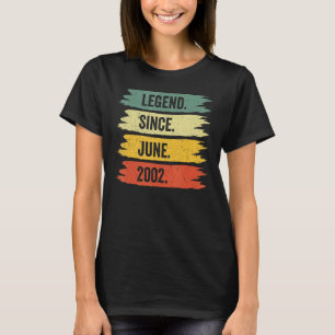 20. Geburtstag Retro Vintage Legenden wurden in J. T-Shirt