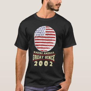 20. Geburtstag Vintag machen Amerika zu großen T-S T-Shirt