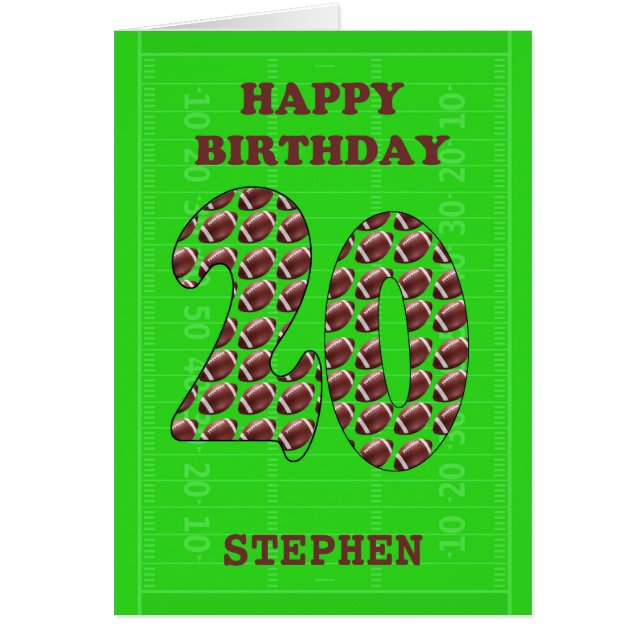 20. Geburtstagsfußbälle hinzufügen (Vorne)