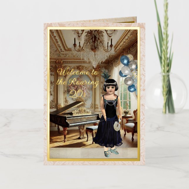 20. Geburtstagskarte (Vorderseite)