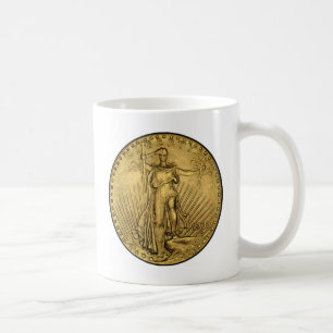 $20 GOLD KAFFEETASSE