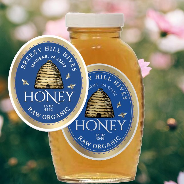 20 Gold Skep mit Honigbienen Honig auf 14" Aufkleb Aufkleber (Von Creator hochgeladen)