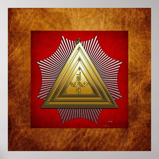 20. Grad: Master of the Symbolic Lodge Poster (Vorne)